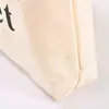 Bolsa de Ombro tipo Colete de Lona de Grande Capacidade Estilo Literário Feminina Ins Estilo Coreano Estudante Casual Bolsinha Bolsa Escolar Bolsa Personalização