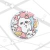 Insignia Láser Ji Yi Xiaokawa 58-75mm Insignia de Anime Broche de Dibujos Animados Insignia de Barra Guzi