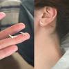 Pendientes de Gaviota Asimétricos Lindos de Moda para Mujer Simples Elegantes Pendientes Ins Estilo Frío Pequeños Versátiles