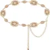 2025 Cadena de Cintura de Cadena Metálica Retro Europea y Americana con Suéter para Mujer Decorativa Versátil de Principios de Primavera Cinturón para Vestido Traje para Mujer