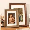 Marco de Fotos Vintage Estilo Americano Marco Vacío para Montaje Marco para Rompecabezas A3 Marco para Fotos A4 Boceto 4K Tamaño Grande Montado en Pared Póster de Pintura al Óleo