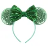 Acessórios de cabelo do Mickey transfronteiriços bordado lantejoulas laço faixa de cabeça de festa faixa de cabeça de parque de diversões férias acessórios de cabelo infantis pronta entrega