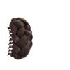 Coque Postiço para Mulheres, Presilha de Garra Realista de Cabelo Humano, Coque Trançado Elegante, Ferramenta Fofa para Penteado Alto, Coque Postiço