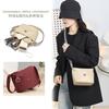 Bolso cruzado de nailon impermeable con cremallera multicapa, bolso de hombro, bolso de tela, bolso de mujer, primavera 2025