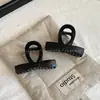 Pinza de Lazo Simple de Ámbar de Tamaño Mediano para el Cabello en la Parte Posterior de la Cabeza, Pinza de Tiburón, Pinza para el Cabello de Acrílico Mate de Alta Gama