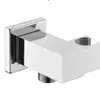 Soporte de pared empotrado oculto de cobre puro para ducha de mano, soporte para rociador de mano, juego de accesorios de asiento de pared, fabricante