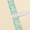 4.5cm Nuevo Estilo Étnico Bordado Lentejuela Encaje Adorno Encaje Vintage Malla Base Hilo Dorado Accesorios para Ropa