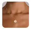 Nuevo Collar de Corazón Rojo Transfronterizo de Amazon, Colgante de Moda y Elegante, Cadena para Clavícula, Versátil para el Viaje Diario