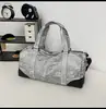 Nueva bolsa de viaje de comercio exterior para viajes cortos, bolsa deportiva y de fitness con bloques de color, bolsa de mano de gran capacidad con separación de compartimentos secos y húmedos