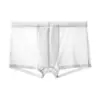 Roupa Íntima Masculina de Seda de Gelo Tamanho Grande Boxer Briefs para Homens Grandes Shorts Finos de Verão