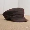 26 Gorra Plana de Mezclilla Estilo Coreano Moda para Mujer Sombrero Atrezzo para Fotos Versátil para Salidas Hace que la Cara se Vea Más Pequeña Gorra de Boina de Moda