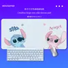 Alfombrilla de ratón Stitch transfronteriza, linda, tamaño grande, adecuada para juegos de computadora y uso de oficina, antideslizante para teclado y escritorio