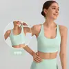 Chaleco de Yoga de Sensación Desnuda de Verano para Mujer, Sujetador Deportivo de Espalda Cruzada, Top Deportivo de Yoga para Fitness, Sujetador Deportivo con Absorción de Impactos