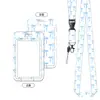 Porta Credencial de Mujer en Stock con Lazo, Llavero para Senderismo, Cordón Tejido UV de Doble Cara, Mayoreo