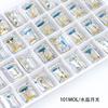 Dongzhou Cristal K9 Puntiagudo Accesorios de Joyería DIY Pequeño Caramelo de Roca Taladro Decorativo Sonido de Sacudida Explosiones Taladro de Uñas Colorido