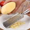 Rallador de verduras multifunción de acero inoxidable, venta al por mayor de fábrica, para patatas, queso, requesón, utensilios de cocina para el hogar