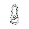 Plata de Ley S925 Maciza Trenzado Antiguo Simple Lote Flor Cinturón Anillo Colgante Pulsera DIY Pendientes Pendientes Accesorios Material