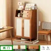 Aparador Armario de Almacenamiento Simple Integrado Montado en Pared Doméstico Estrecho Gabinete de Cocina No Madera Maciza Sala de Estar Almacenamiento Armario Pequeño de Cocina
