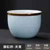 Taza de té Dehua simple Taza de maestro de cerámica Porcelana de jade de sebo Taza de té Taza de jarra real Juego de té kung fu Taza de té pequeña Venta al por mayor