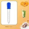5ml com escala conta-gotas de silicone para crianças bebê alimentador de remédios anti-engasgo ferramentas de pintura de pigmentos atacado de fábrica