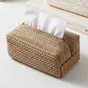 Bolsa de Tela para Pañuelos Estilo Retro Crema Caja de Pañuelos de Escritorio Extraíble Caja de Pañuelos para el Hogar Sala de Estar Textura Tridimensional Simple Caja de Pañuelos para Coche
