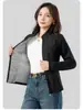 Jaqueta de Penas Slim-Fit para Mulheres 2026 Nova Roupa de Inverno Casaco de Grafeno 90% Penas de Pato Branco Top Térmico Quente