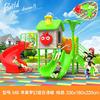 Lelin Brinquedo Plástico Pequeno Kit Médico Tobogã Parque Infantil ao Ar Livre para Crianças Pequenas Instalações de Diversão