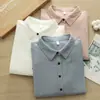Colección Primavera 2026: Estilo Artístico con Bordado de Corazón en las Mangas, Cardigan de Gasa de Doble Capa para Mujer Camisa de Manga Larga Venta al por Mayor