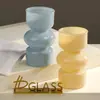Jarrón de Vidrio Vintage Minimalista, Adorno Hidropónico Transparente, Arreglo de Flores para Plantas Verdes, Decoración de Sala de Estar de Alto Estilo Estilo-Ins de Nicho
