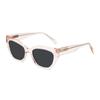 Gafas de Sol Ojo de Gato Personalizadas Europeas y Americanas Transfronterizas de Moda Combinan con Todo Sentido de Alta Gama Sesión de Fotos Callejera Populares en Internet Gafas de Sol de Montura Multilateral Retro