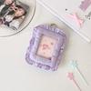 Estilo Ballet 3 pulgadas Persecución de Estrellas Portatarjetas Pequeño Colgante Almacenamiento de Fotos de Niña Estudiante Recortado Auriculares Bolsa de Cosméticos Portatarjetas