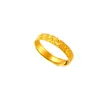 Anillo de Apertura para Pareja Hielo Picado Vietnam Sha Jin Método Antiguo de Mujer Gipsófila Chapado en Oro Real Cobre Imitación Oro