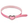 Colar de Fivela de Pino Amor Harajuku Japonês e Coreano Corrente de Pescoço Feminina Pulseira de Couro Enrolada em Camadas Múltiplas Pulseira Anel de Braço Anel de Perna Multi-uso