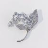 Broche Nuevo Estilo Coreano Corsage de Pedrería Aleación Galvanizada con Preservación del Color Accesorios para Ropa de Mujer Fabricante Broche Hecho a Mano Transfronterizo