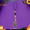 Pingente Caveira de Halloween Transfronteiriço Fantasma de Terror Bolsa de Abóbora Chaveiro de Metal Pingente Evento Pequeno Presente