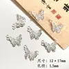 [Mariposa] Nuevo y genial colgante de aleación china, hecho a mano, con cuentas, pulsera, collar, joyería, cuentas sueltas, accesorios