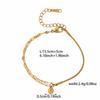Nova Pulseira Cruzada Anti-Desbotamento Estilo Europeu e Americano, Aço Titânio, Não Desbota, Galvanizada a Ouro 18K, Estilo Ins Celebridade da Internet Feminina