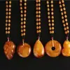 Collar de Xizang Más Vendido Versátil para Hombres y Mujeres Estilo Étnico Vintage Cadena de Lana Accesorios para Ropa Larga de Algodón y Lino Viaje de Madera
