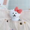 Conjunto de Roupas de Inverno para Bebê Urso com Aparência Sofisticada e Autodepreciativa 10cm Boneca Bebê de Algodão Acessórios de Manto Cachecol de Natal