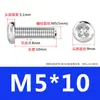 Tornillos de Acero Inoxidable 316 Tornillos de Cabeza Redonda con Ranura Cruzada Tornillos de Cabeza Pan Tornillos para Máquina Tornillos para Alambre M2.5M3M4M5M6M8