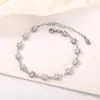 Pulseira Feminina em Aço Titânio Design de Moinho de Vento Estilo Cross-border Nicho Moda Versátil Banhada a Ouro 18K Joias de Aço Inoxidável
