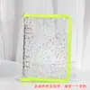 Envío Gratis A5 Transparente Hojas Sueltas Manual Multifuncional Bolsa con Cremallera Libro de Hojas Sueltas Simple Cubierta Suave de PVC Reemplazable