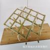 22 Clip Calças de Bambu Rack Cabide de Roupas Calças Clipe de Roupas Clipe de Bambu Meias de Secagem Cabide Interno Multi-Clip Cabide de Bambu e Madeira