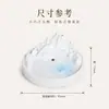 Incensário de Material Gesso com Padrão de Montanha, Queimador de Incenso Estilo Zen Branco Fosco para Decoração Interna de Casa
