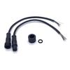 Enchufe impermeable macho y hembra, conector rápido para coche, LED exterior, resistente a la lluvia, conector de núcleo 234, cable de alimentación