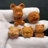 Sandalia Barbie Sándalo Animal de Dibujos Animados Será Rico y Próspero Pulsera de Cuentas Budistas de Madera Pulsera Accesorios Colgante