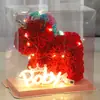 1314 Mini Flor Eterna Unicornio Espuma de Polietileno 520 Día de San Valentín Regalo de Navidad Flor de Simulación Unicornio Al por Mayor