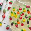 [Fruta de Asia Occidental] Sandía Manzana Cuentas de Vidrio Cuentas Hecho a Mano Material DIY Pulsera Accesorios de Joyería