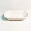 Caja de Sushi Desechable Diseño Personalizado Fabricación de Moldes Pulpa de Caña de Azúcar Supermercado Bandeja de Frutas Fábrica Caja para Comidas Ligeras Personalización