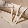 Herramientas de Belleza Portátiles Profesionales Pinza de Pluma Dorada Pinzas para Injerto de Pestañas Aplicador de Pestañas Rizador de Pestañas Pinzas